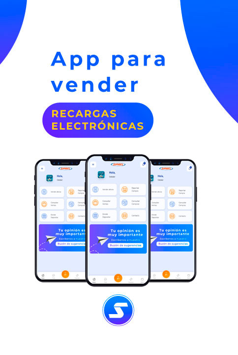 App para Recargas y Pago de Servicios. android ios